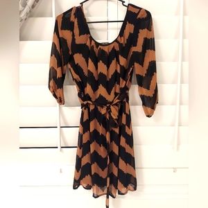 Aztec pattern dress